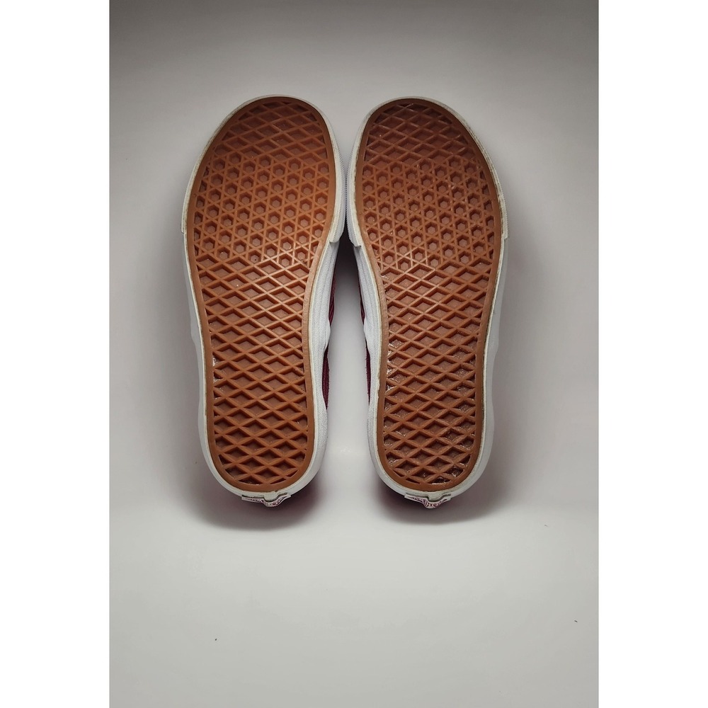VANS Slip-On Low Top "Dry Rose" Maroon Sneakers Casual Woman's US 8 Men's US 6.5 - Picture 7 of 8